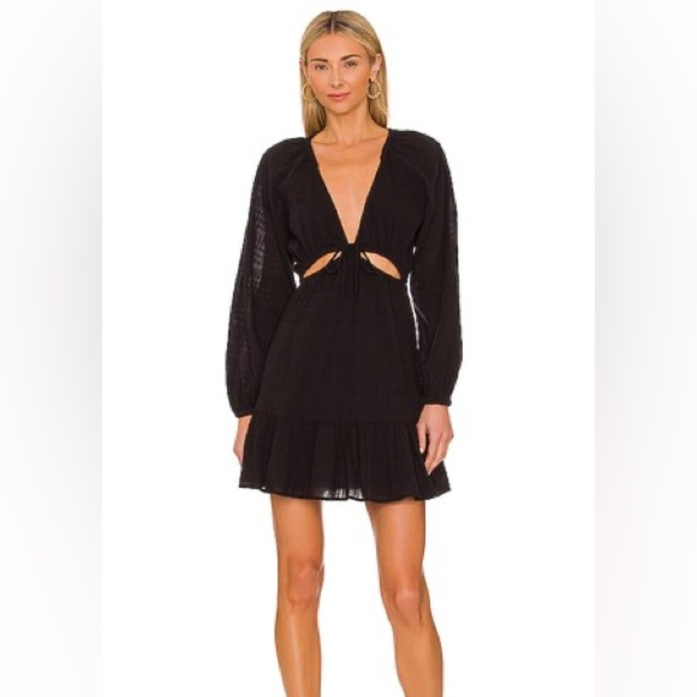 NWOT Anthropologie L Space Feelin Mine Cut Out Mini Dress - Picture 1 of 10